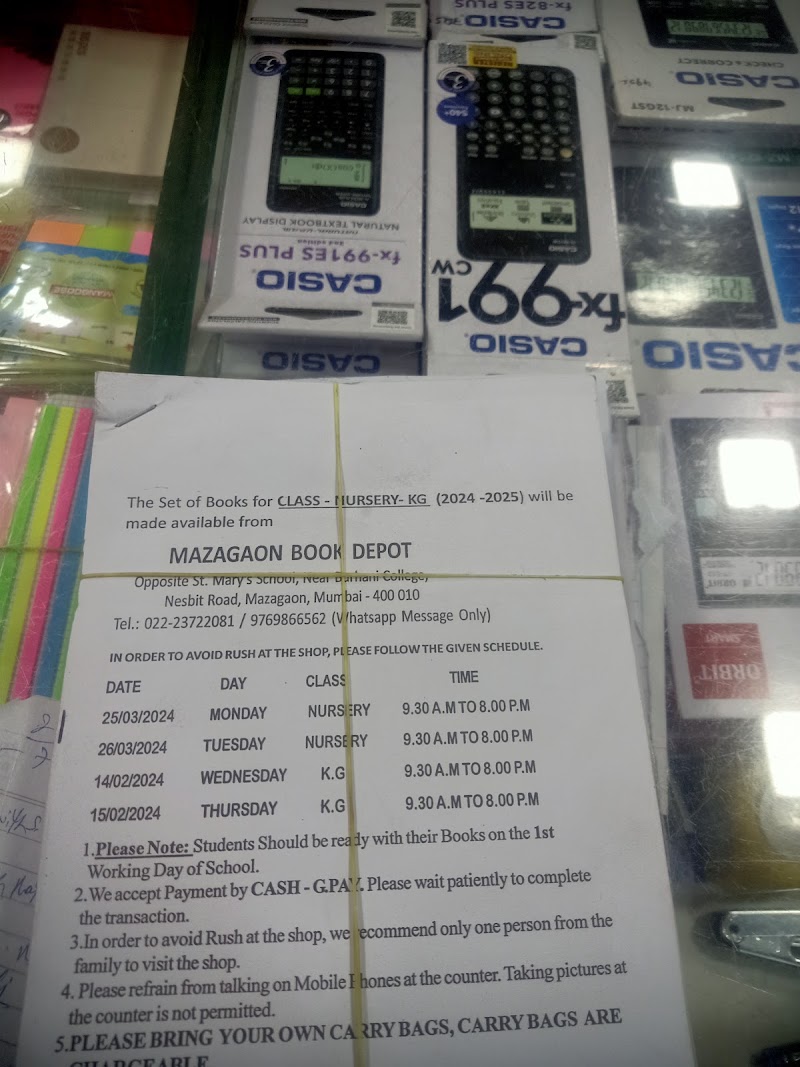 Mazagaon Book Depot - Mazagaon Book Depot WING-A, Hansraj Ln, Mazgaon, Mumbai, Maharashtra 400010, India