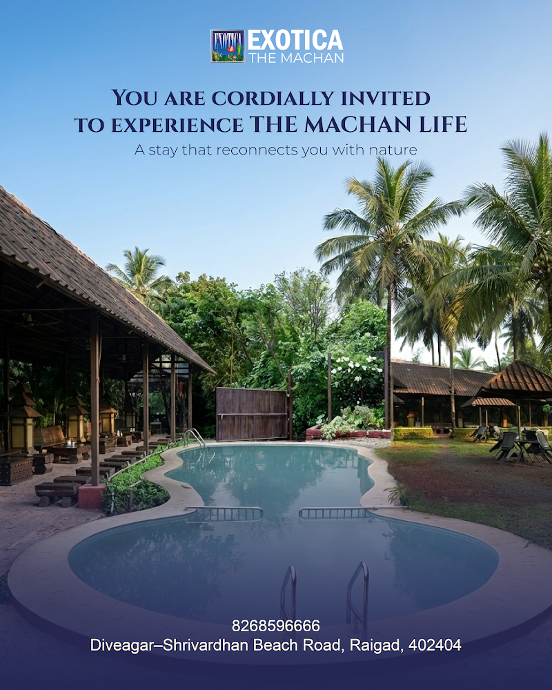 Machan By Exotica - Machan By Exotica Machan By Exotica, Gat No.213, Karle Gaon, Shriwardhan Beach Road, Diveagar, Karle, Maharashtra 402404, India