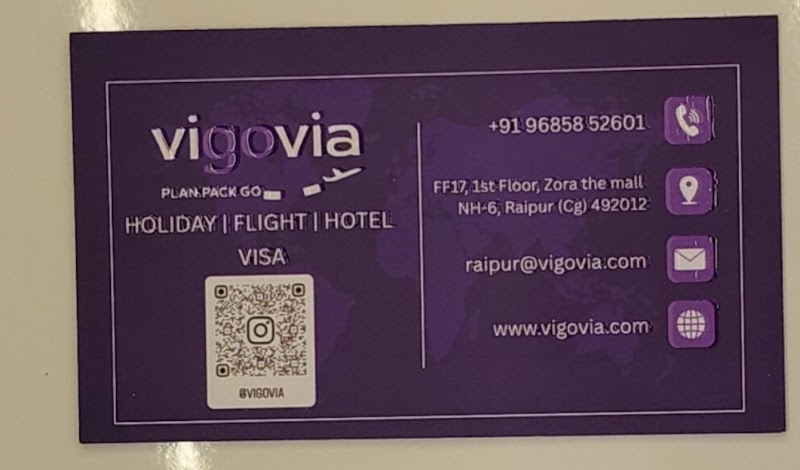 Vigovia | Holiday | Flight | Visa | Raipur - Vigovia | Holiday | Flight | Visa | Raipur, FF17, 1st Floor, Zora the mall, NH-6, opposite Agriculture College, Serikhedi, Jora, Raipur, Chhattisgarh 492012, India