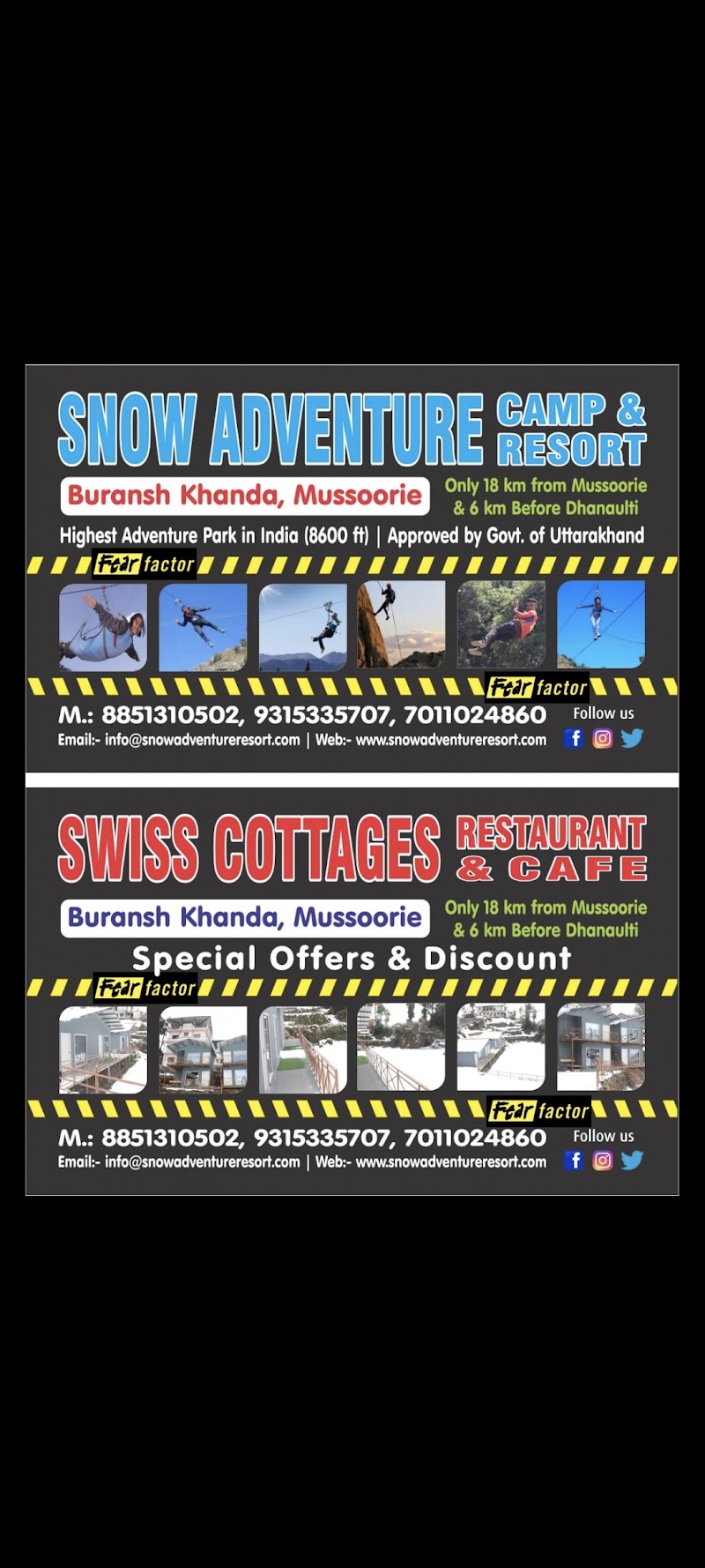 Snow Adventure Camps and Resort - Snow Adventure Camps and Resort, Snow Adventure Camp and Resort, Burans Khanda, Dehradun, Kempty Range, Uttarakhand 249180, India
