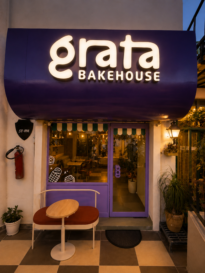 Grata Bakehouse - Grata Bakehouse First Floor, DLF, SF-98, Galleria Market, Sector 28, DLF Phase IV, Gurugram, Haryana 122009, India