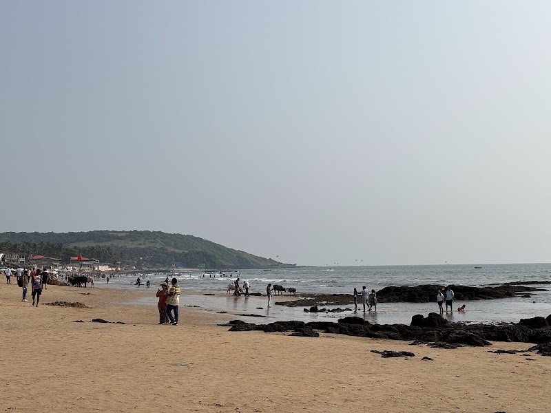 Rock beach view of Anjuna Beach Goa - Rock beach view of Anjuna Beach Goa HPHQ+V72, Dmello Vaddo, Anjuna, Goa 403509, India