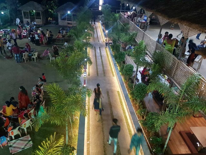 Aji The View Garden Restaurant - Aji The View Garden Restaurant, 7RGR+PC4, Bhavnagar Rd, Near Jain Temple, Bharat Nagar, GIDC, Rajkot, Gujarat 360003, India