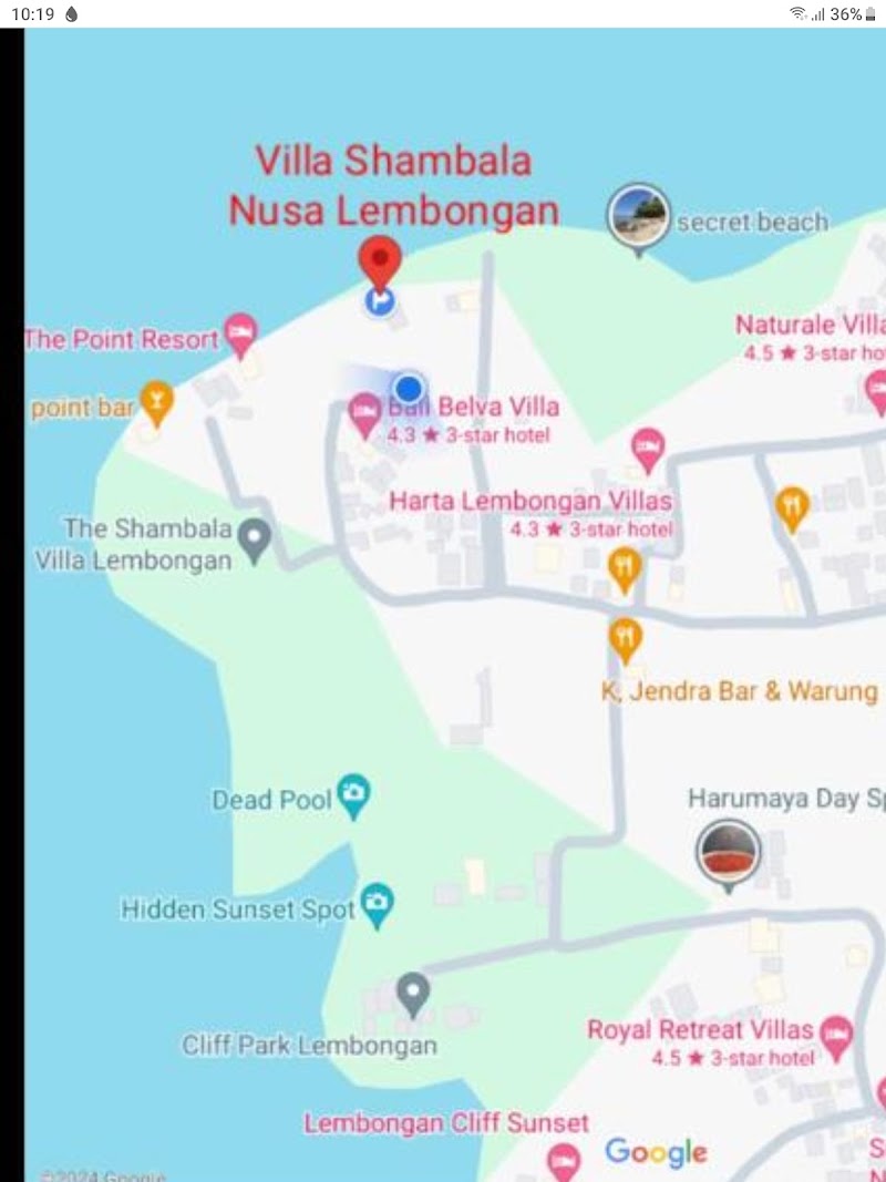 Nusa lembongan Villa Shambala - Nusa lembongan Villa Shambala, Sunset Rd No.1, lembongan, Bali, Klungkung Regency, Bali 80771, Indonesia
