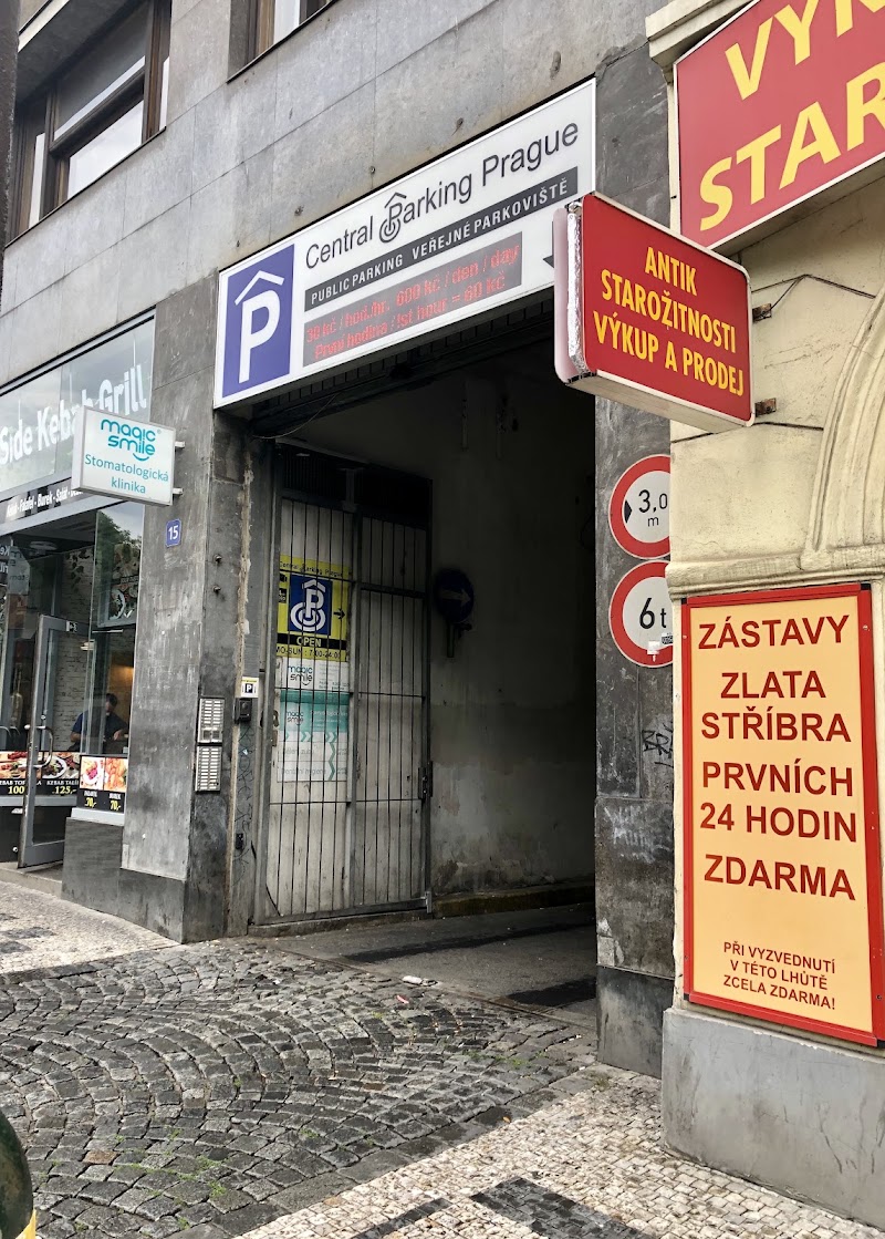 [P] Central Parking Prague - [P] Central Parking Prague, 15, Karlovo nám. 292, Nové Město, 120 00 Praha-Praha 2, Czechia