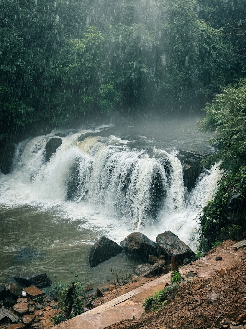 Mookanamane Abbi Falls - Mookanamane Abbi Falls QPMC+V4Q, Jedigadde, Karnataka 573123, India