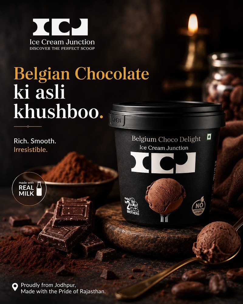 ICJ | Ice Cream Junction Experience Center (Ratanada) - ICJ | Ice Cream Junction Experience Center (Ratanada) Bizz Space, Ground floor, Bhati Commercial Complex, Bhaskar Cir, near Ratan Vilas Hotel, Shakti Colony, Ratanada, Jodhpur, Rajasthan 342001, India