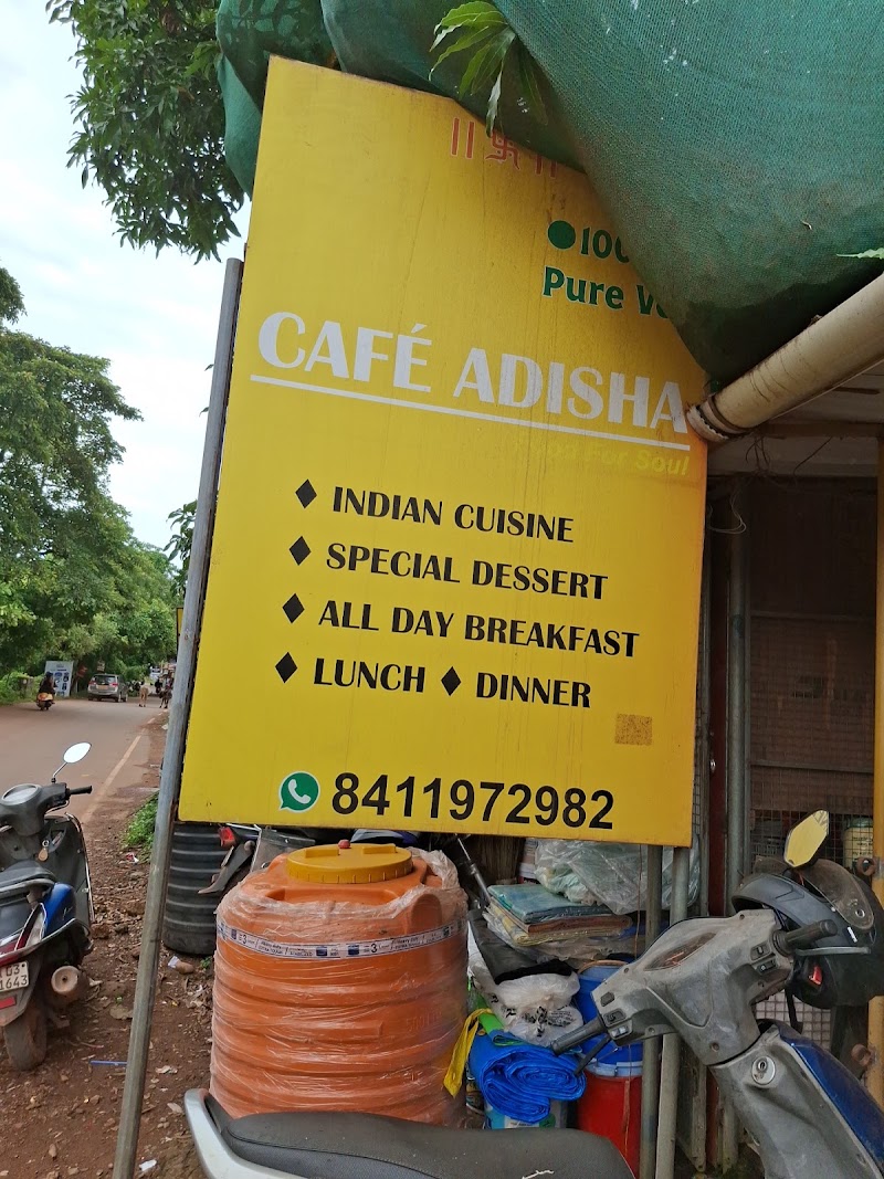 Cafe Adisha - Cafe Adisha Shop # 484/21, Dehul WADDo, near Football Ground, Anjuna, Vagator, Goa 403509, India