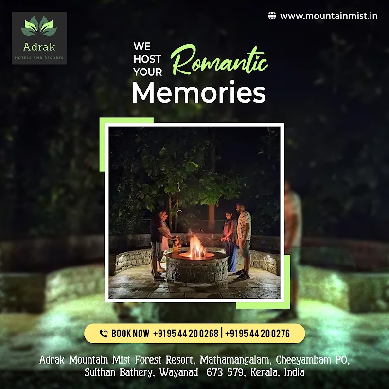 Adrak Mountain Mist Forest Resort - Adrak Mountain Mist Forest Resort Mountain Mist Resort Road, Mathamangalam, Cheeyambam P.O,, Sulthan Bathery, Irulam, Kerala 673592, India