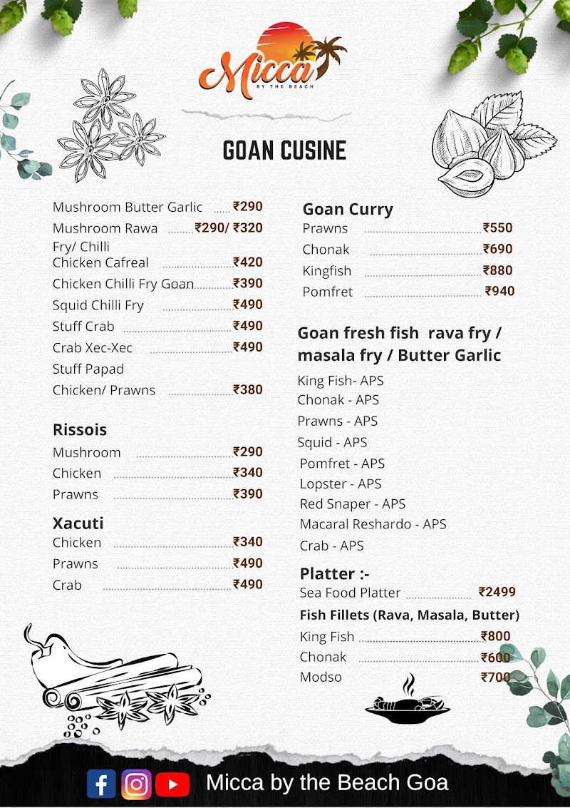 Micca by the beach Goa - Micca by the beach Goa Fort aguada road, Casablanca lane, vaddy, Candolim, Goa 403515, India