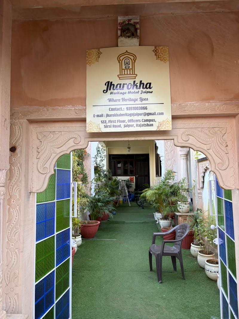 Jharokha Heritage Hotel Jaipur - Jharokha Heritage Hotel Jaipur First Floor, 122, Sirsi Rd, Hanuman Nagar Extension, Officers Campus, Vaishali Nagar, Jaipur, Rajasthan 302012, India