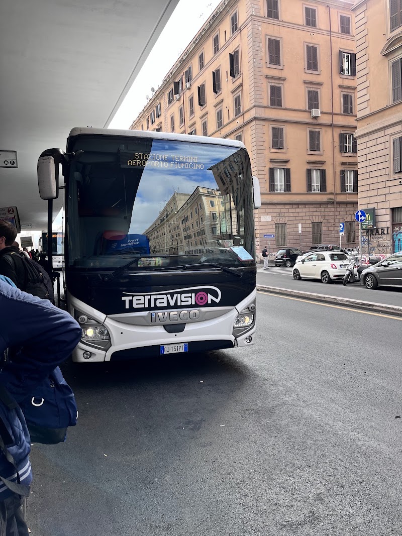 Terravision Bus Station Termini - Terravision Bus Station Termini, Via Giovanni Giolitti, 38, 00185 Roma RM, Italy