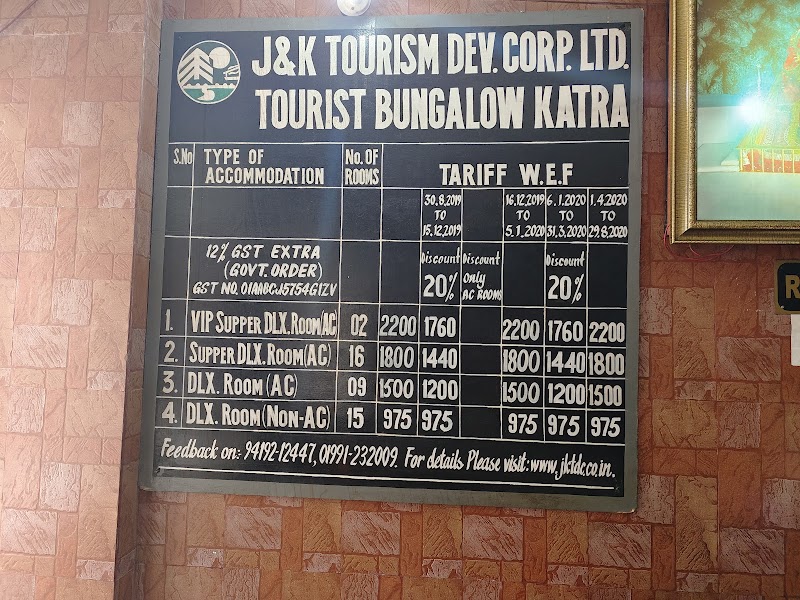 JKTDC Hotel Saraswati (Tourist Bungalow Katra) - JKTDC Hotel Saraswati (Tourist Bungalow Katra) XWRJ+JP9, Katra, 182301