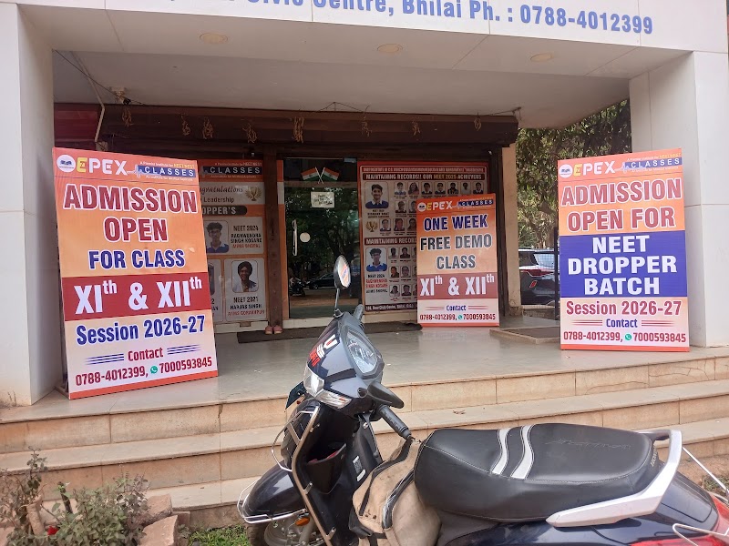 Epex Classes - Epex Classes, Shop No. 168, New Civic Centre Near Miraz Cinema, Besides Agrawal restaurant, Civic Center Area, Sector 5, Bhilai, Chhattisgarh 490006, India