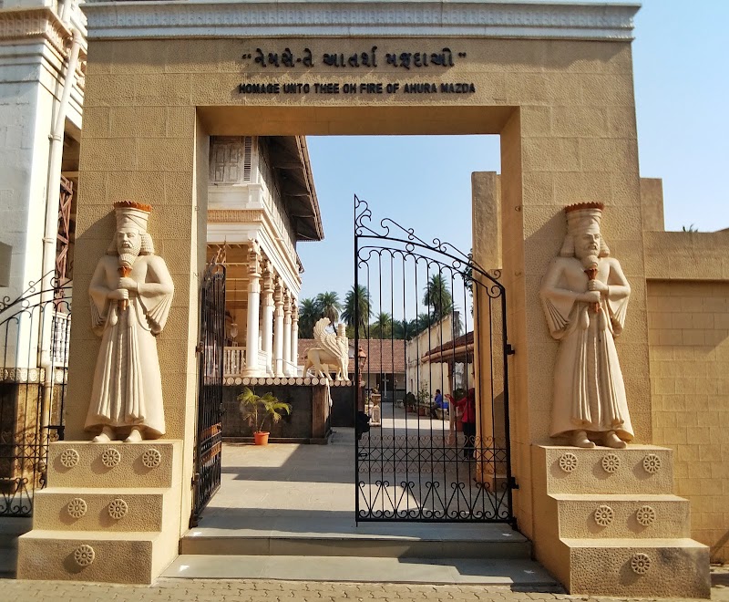 Iranshah Fire Temple - Iranshah Fire Temple, FVQC+367, Udvada, Gujarat 396180, India