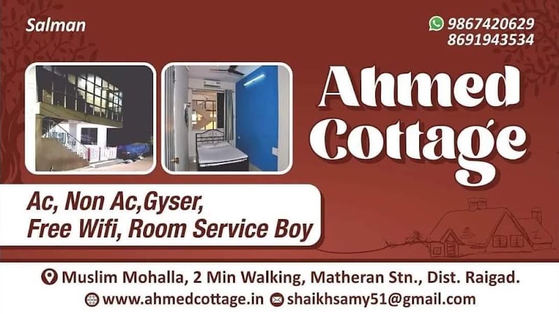 AHMED COTTAGE - AHMED COTTAGE, RAILWAY STATION, USMAN VALGE ROAD, near MATHERAN, opp. ROSHAN PALACE, Matheran, Maharashtra 410102, India