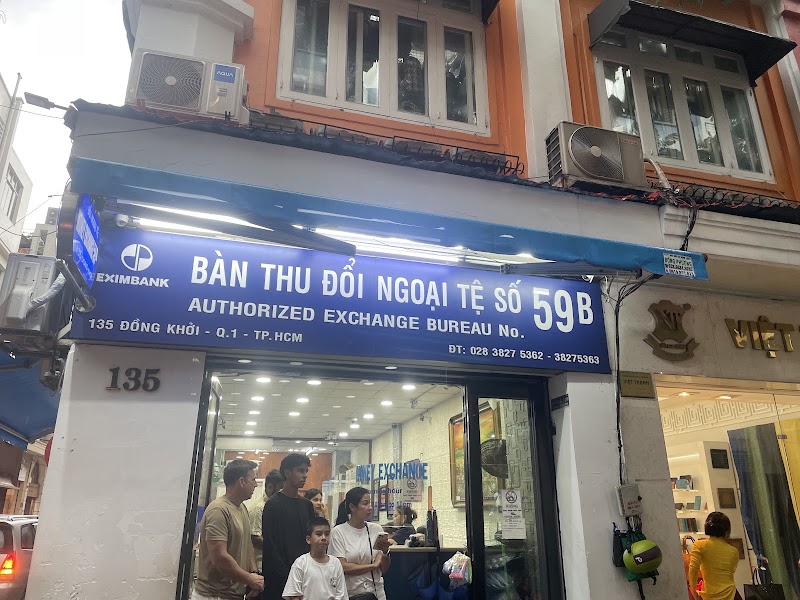 Quầy Thu đổi Ngoại tệ Eximbank 59 - Quầy Thu đổi Ngoại tệ Eximbank 59, 135 Đồng Khởi, Sài Gòn, Hồ Chí Minh, Vietnam