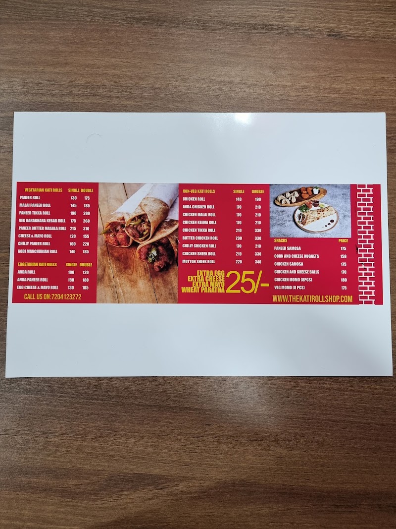 The Kati Roll Shop - The Kati Roll Shop 5, 6th A Cross Rd, 3rd Block, Koramangala 3 Block, Koramangala, Bengaluru, Karnataka 560034, India