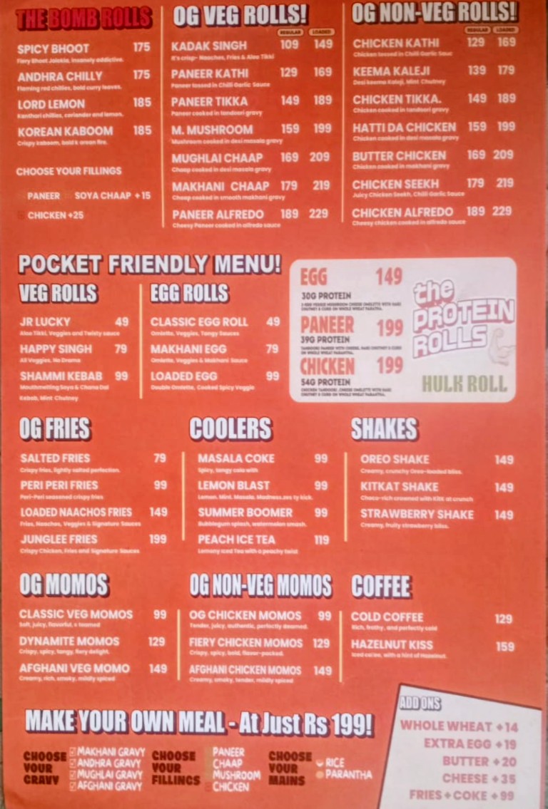 Jatt Rolls - Jatt Rolls, 1ST FLOOR, SHRI GOPAL JI, CHAURASIYA COMPLEX, Ravidas Gate, Lanka, Varanasi, Uttar Pradesh 221005, India