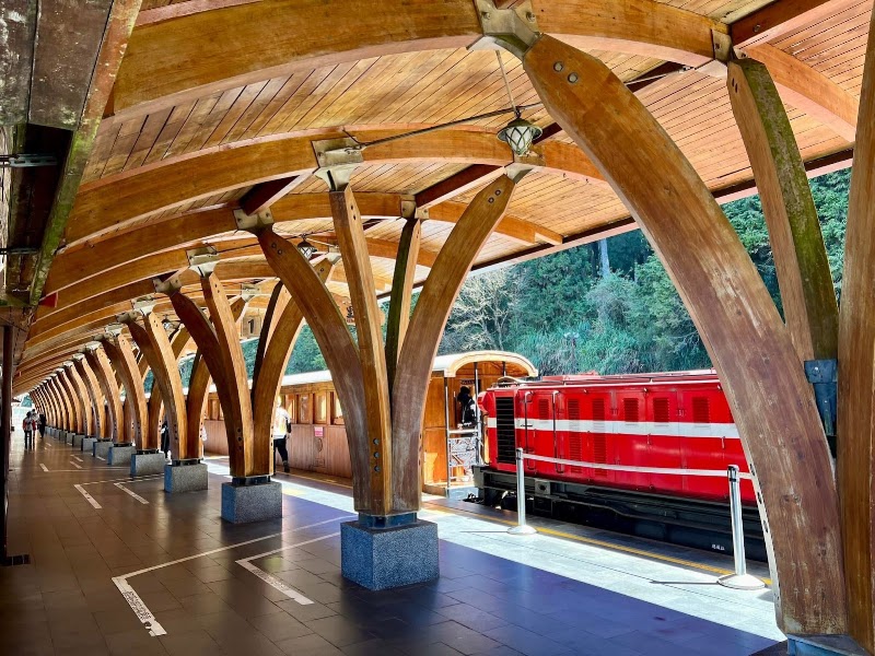 Alishan Train Station - Alishan Train Station 605, Taiwan, Chiayi County, Alishan Township, Zhongzheng Village, Alishan National Forest Recreation Area, 1號
