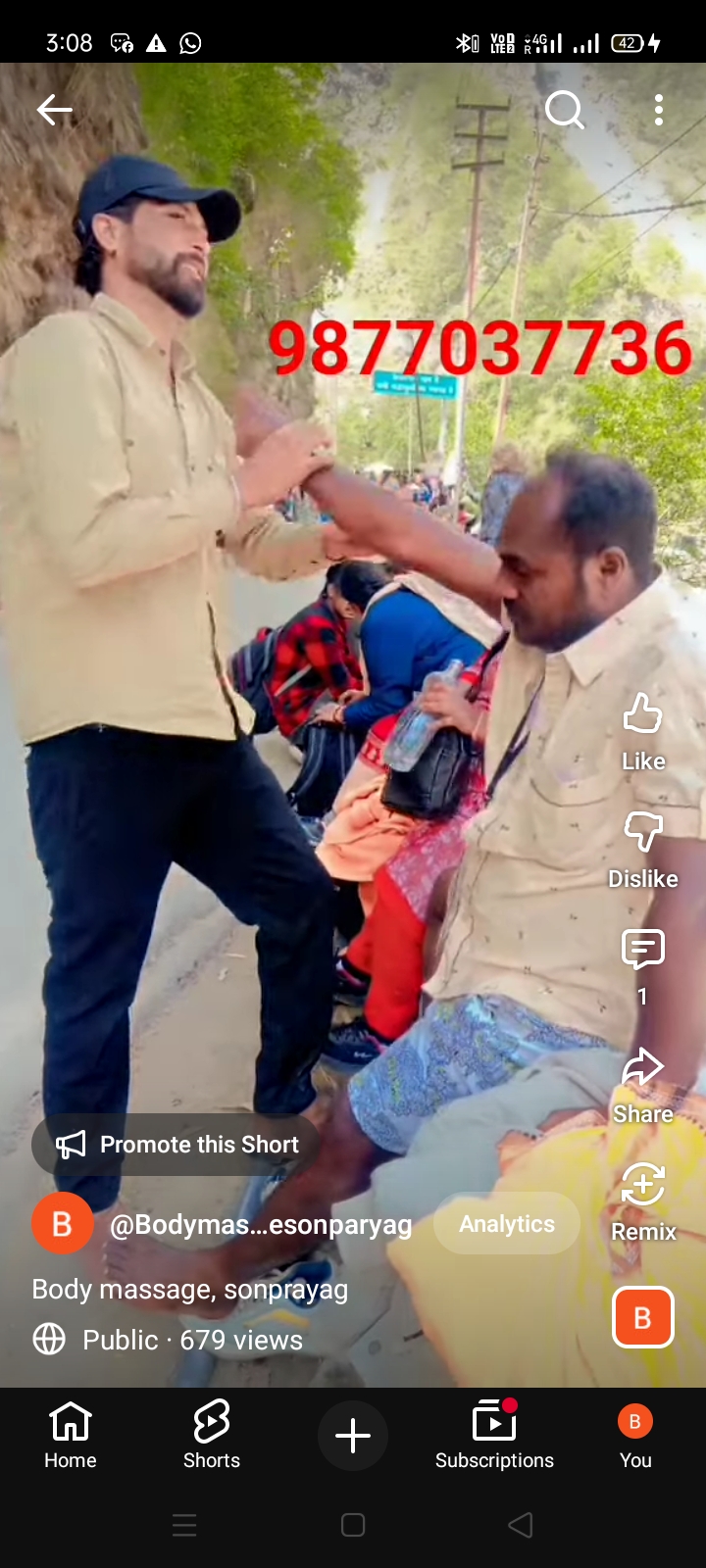 Govinda Body massage - Govinda Body massage Dev Darshan hotel, police station, opposite Sonprayag, Sonprayag, Sonparyag, Uttarakhand 246471, India