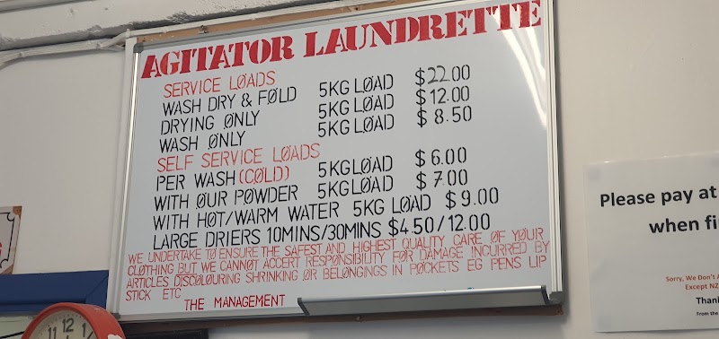 Agitator Laundrette - Agitator Laundrette 24A Elizabeth Street, Mount Victoria, Wellington 6011, New Zealand