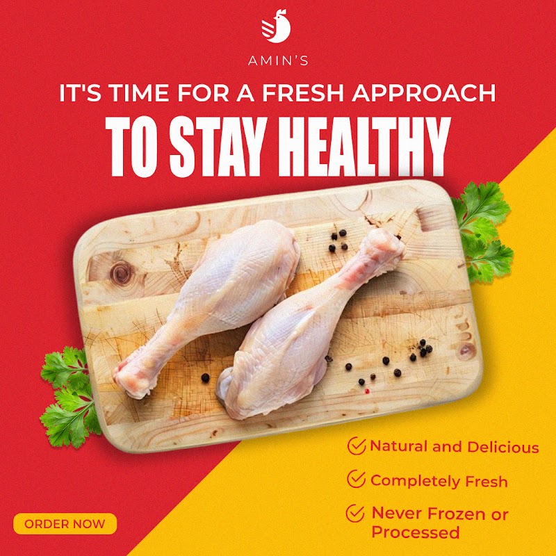 Amin’s Chicken - Amin’s Chicken Ring Road No. 1, Sanjay Nagar, Tikrapara, Raipur, Mathpurena, Chhattisgarh 492001, India