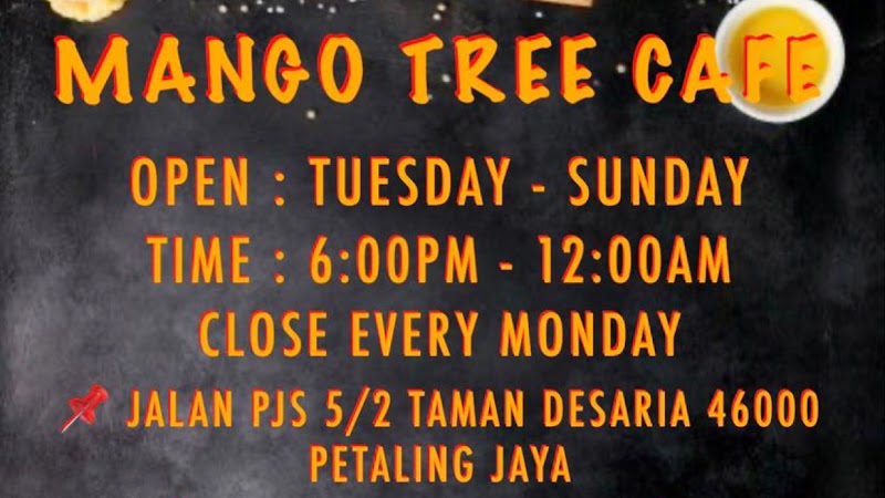 Mango Tree Cafe - Mango Tree Cafe 36-3B, Jln PJS 5/2, Taman Desaria, 46150 Petaling Jaya, Selangor, Malaysia
