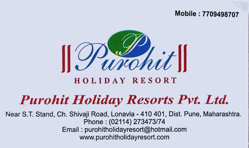Purohit Holiday Resort Private Limited - Purohit Holiday Resort Private Limited, Chhatrapati Shivaji Maharaj Rd, Near ST Stand, Gawliwada, Rao Colony, Lonavala, Maharashtra 410401, India