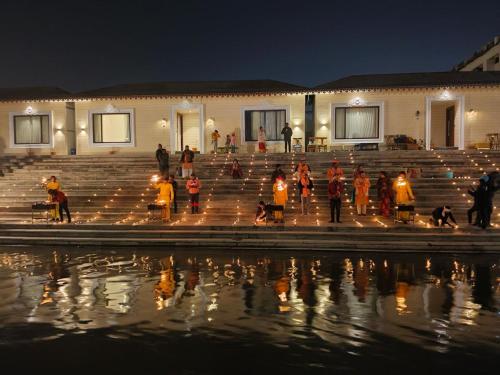 Ayodhya haat luxury cottages - Ayodhya haat luxury cottages Chaudhary charan singh ghat, beside Ram Katha Sanghralaya Road, Ram Katha Park, Ayodhya, Uttar Pradesh 272129, India