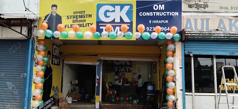 Om Construction - Om Construction, Shop No 02, No 02, Megh Malhar Parisar, Ring Road, near by Bangali Hotal, Sarvodaya Nagar, Hirapur Colony, Raipur, Chhattisgarh 492099, India