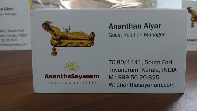 Ananthasayanam Homestay Near Sri Padmanabha Swamy Temple - Ananthasayanam Homestay Near Sri Padmanabha Swamy Temple opposite Amman kovil Devi Temple, South Fort, East Fort, Pazhavangadi, Thiruvananthapuram, Kerala 695023, India