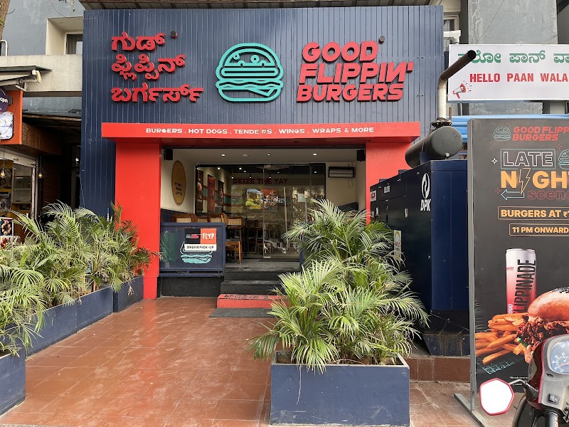 GOOD FLIPPIN' BURGERS® - HSR Layout - GOOD FLIPPIN' BURGERS® - HSR Layout, Hotel Twin Tulips, Ground Floor, 1086/A 14th Main, 18th Cross Rd, 3rd Sector, HSR Layout, Bengaluru, Karnataka 560102, India