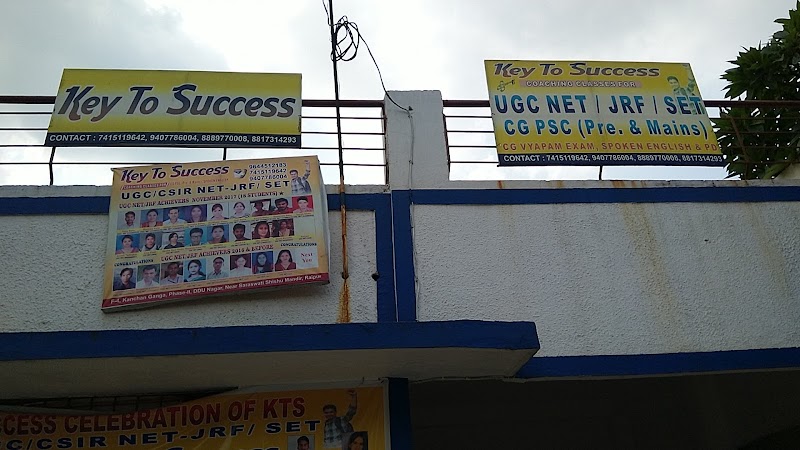 KEY TO SUCCESS COACHING RAIPUR - KEY TO SUCCESS COACHING RAIPUR, F-4 KANCHAN GANGA PHASE-2, Near Saraswati Shishu Mandir, Infront of APPU SWEETS, DDU Nagar, Amanaka, Raipur, Chhattisgarh 492010, India
