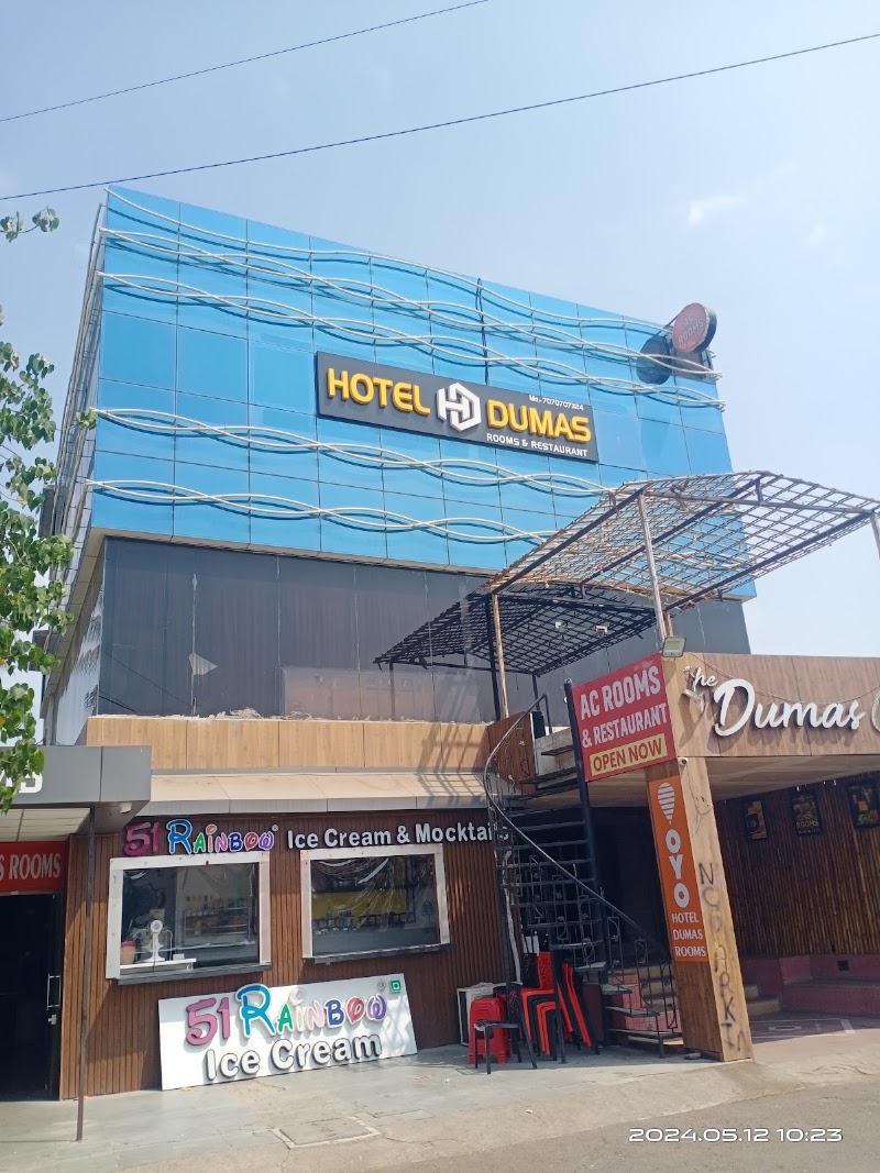 Hotel Dumas Rooms & Restaurant - Hotel Dumas Rooms & Restaurant A/ plot, 91, Surat - Dumas Rd, opp. Ravan Statue, Ambawadi, Sultanabad, Langar choupati, Surat, Dumas, Gujarat 394550, India