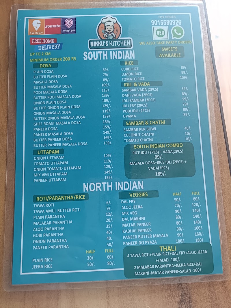 Nikku's kitchen south Indian and Chinese - Nikku's kitchen south Indian and Chinese Shop number 55, maha laxmi garden, Ward No.7, Rajendra Park, Gurgaon Rural, Gurugram, Haryana 122006, India