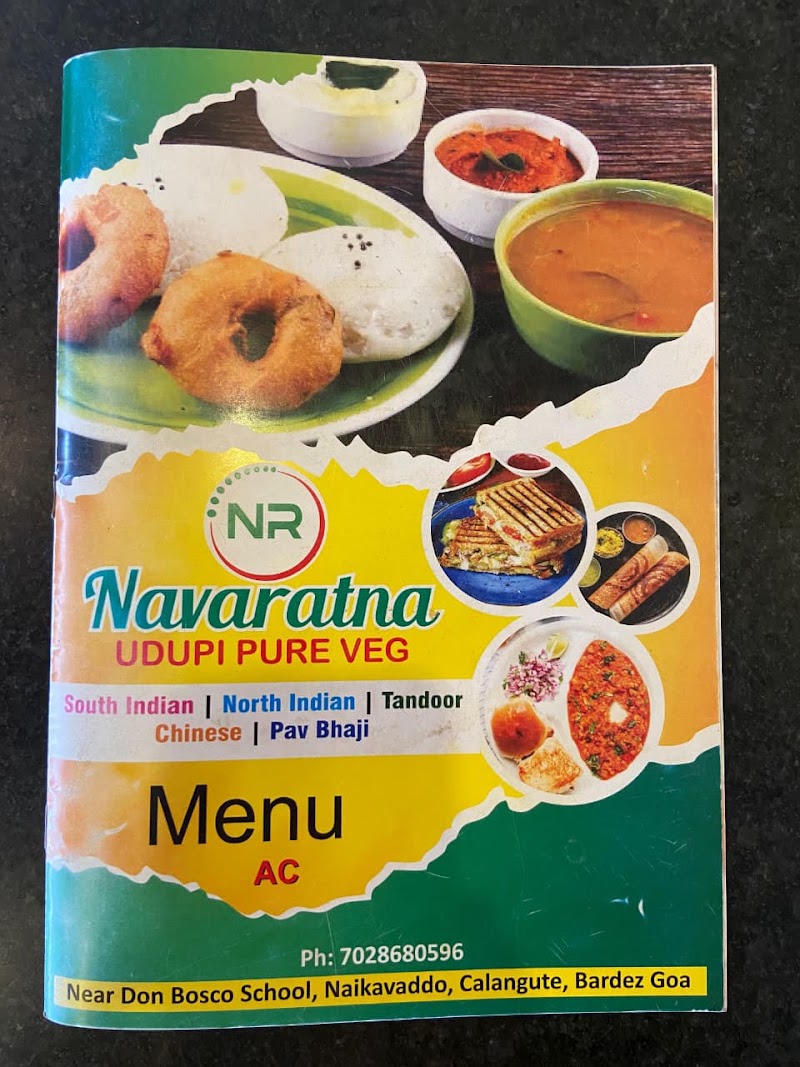 Navaratna Udupi Pure Veg - Navaratna Udupi Pure Veg, Candolim Road, Chogm Rd, near Dolphin Circle, Naika Vaddo, Bardez, Calangute, Goa 403516, India