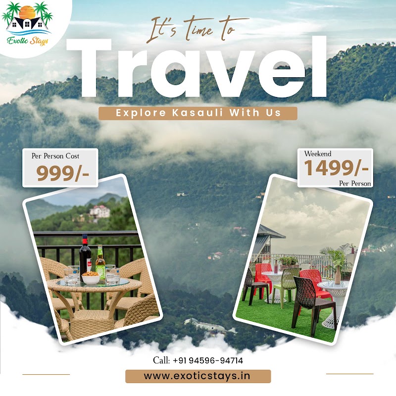 The Exotic Stays - The Exotic Stays Dharampur Kanda road, School Rd, near Lawerence Chowk, Kasauli, Dharampur, Himachal Pradesh 171309, India
