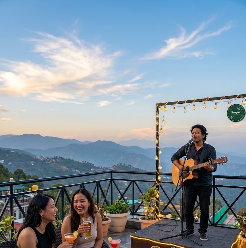 Hangout - Rooftop Bar and Lounge - Hangout - Rooftop Bar and Lounge Hotel Kasauli Regency Village Kimmughat, Garkhal, Kasauli, Himachal Pradesh 173201, India