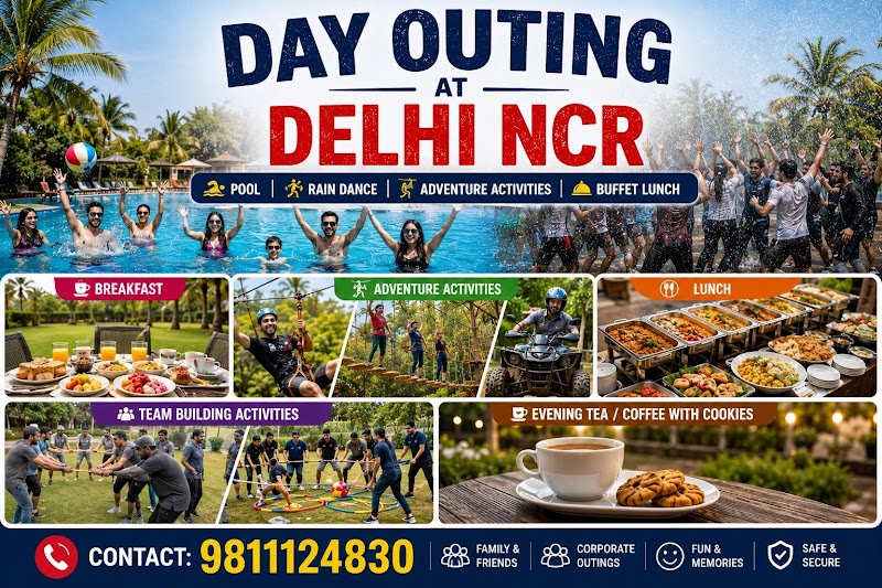 Day Outing At Delhi NCR - Day Outing At Delhi NCR, Sant Nagar Marg, b-block, Block B, West Sant Nagar, Burari, New Delhi, Delhi, 110084, India