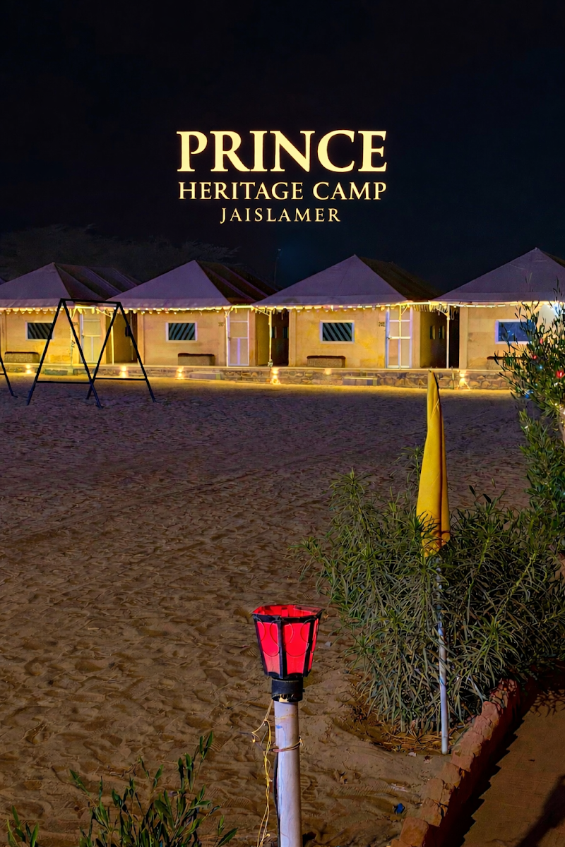 Prince Heritage Camp In Jaisalmer - Prince Heritage Camp In Jaisalmer, opp. Sam sand Dunes Parking, Jaisalmer, Sam, Rajasthan 345001, India