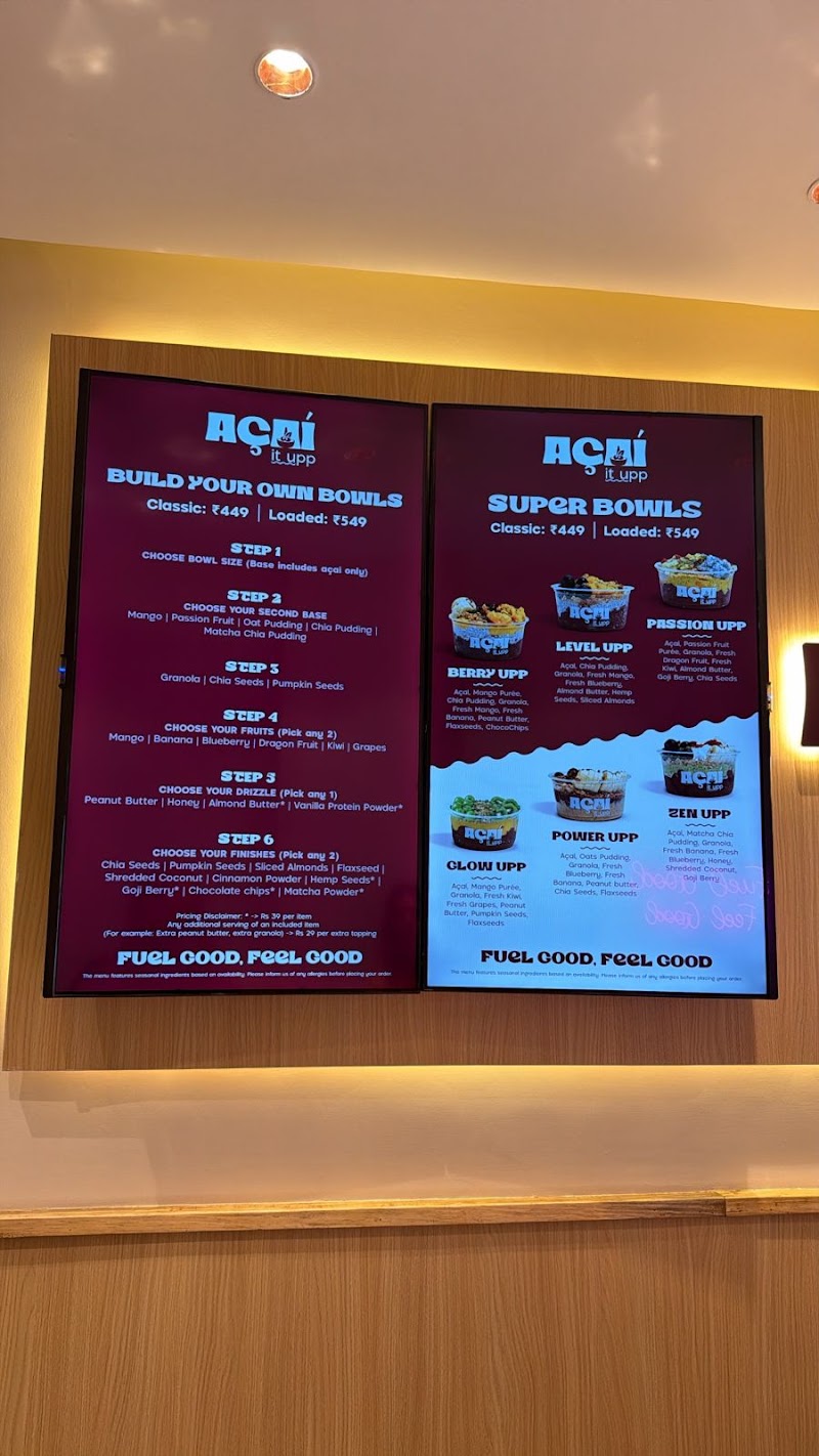Açai It Upp - Galleria Market - Açai It Upp - Galleria Market FIRST FLOOR, Galleria Market, SF-33, Sector 28, DLF Phase IV, Gurugram, Haryana 122009, India
