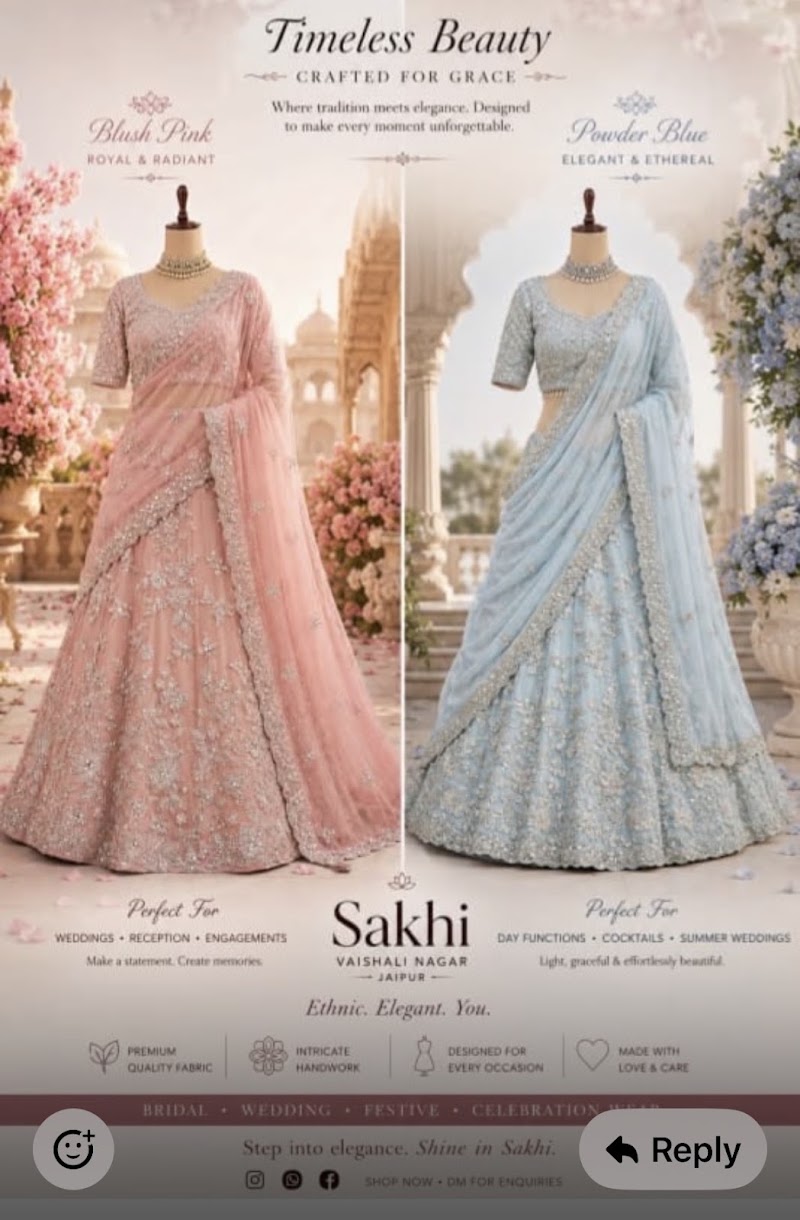 Sakhi Jaipur - Sakhi Jaipur Showroom no. 40, opp. TPS, near Nursery Circle, Nemi Nagar Extension, Block A, Vaishali Nagar, Jaipur, Jaipur Nagar Nigam Area, Rajasthan 302021, India
