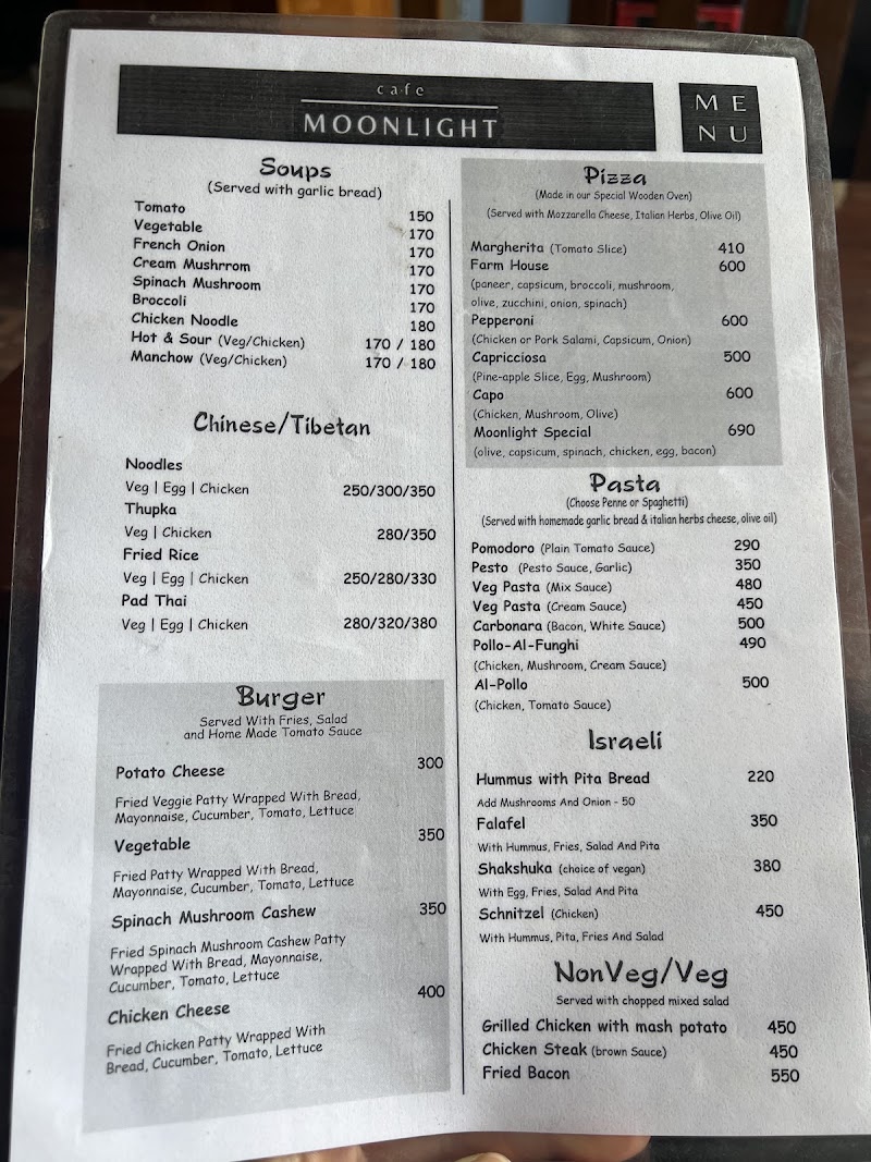 Moonlight Cafe - Moonlight Cafe Old, main street, Dharamkot, Dharamshala, Himachal Pradesh 176216, India