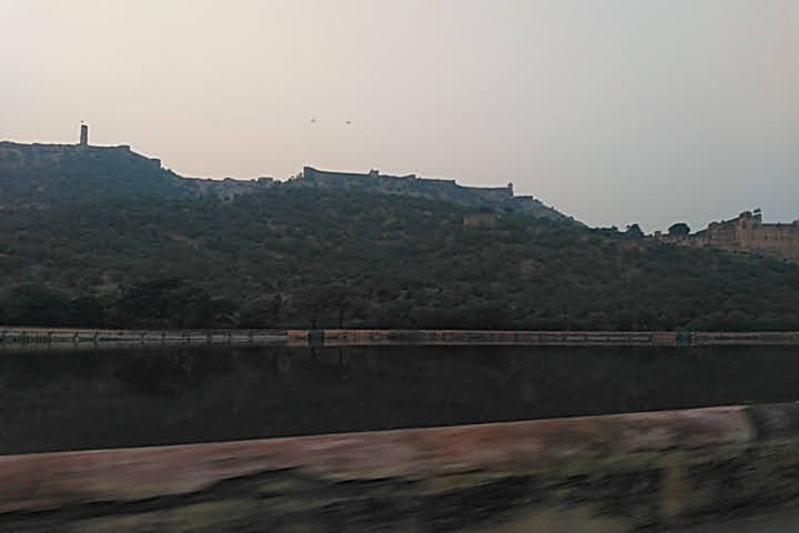 Amer Road - Amer Road, Amer Rd, Jal Mahal, Amer, Jaipur, Rajasthan, India