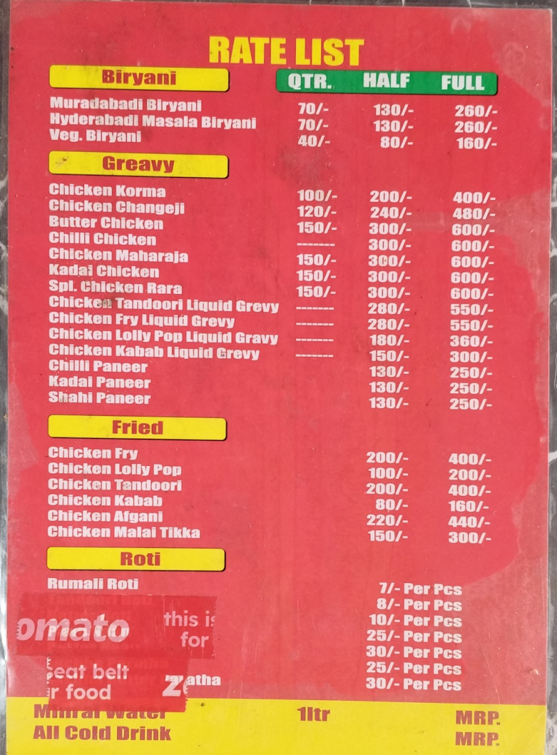 A-One Chicken Briyani Corner - A-One Chicken Briyani Corner, Shop no 20, opp. Park Hospital Road, Malibu Towne, South City II, Sector 47, Gurugram, Fatehpur, Haryana 122018, India