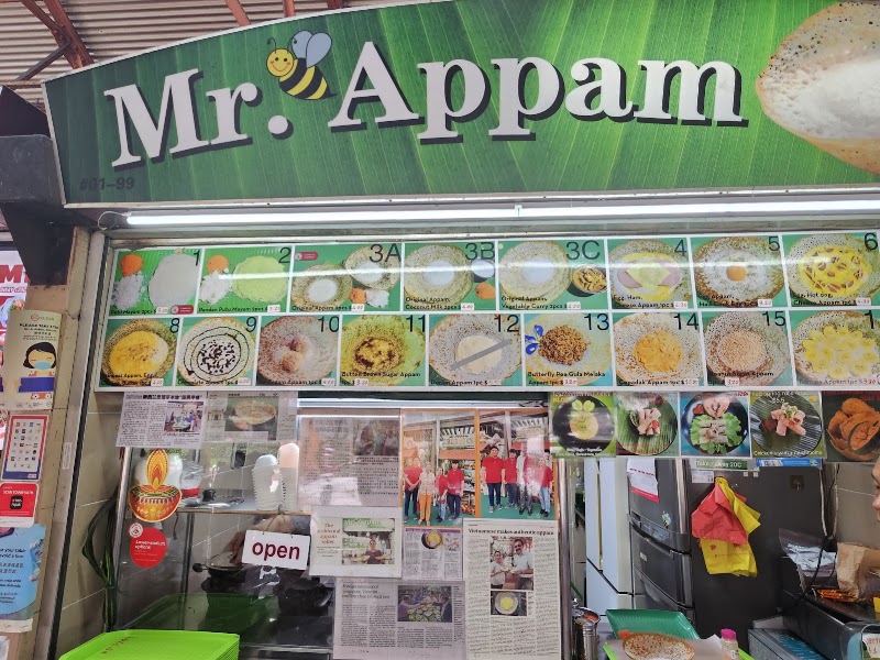 Mr. Appam - Mr. Appam 1 Kadayanallur St, #01-99 Maxwell Food Centre, Singapore 069184