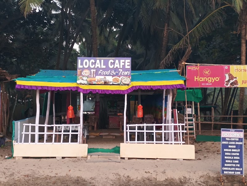 Local Cafe Tent and Dormatory.