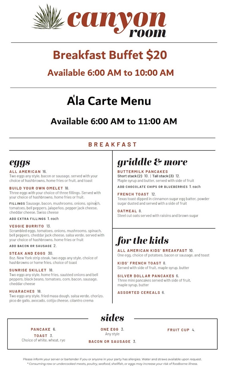 Canyon Room Restaurant - Canyon Room Restaurant, 74 AZ-64, Grand Canyon Village, AZ 86023, USA