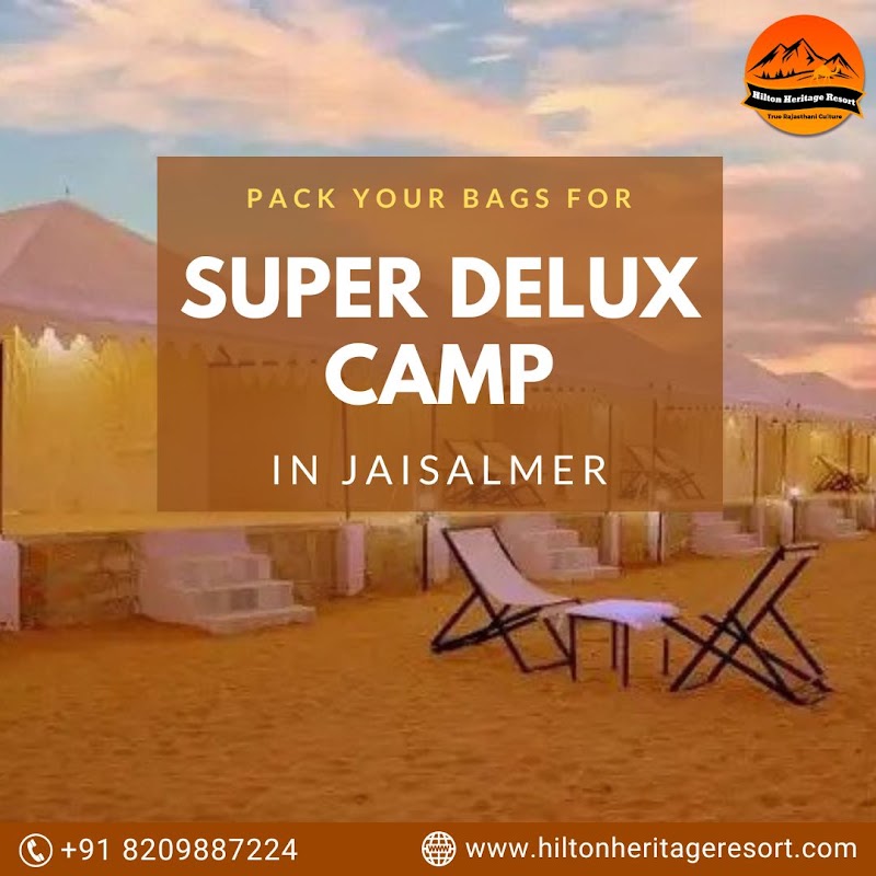 Hilton Heritage Resort - Jaisalmer Desert Camp - Hilton Heritage Resort - Jaisalmer Desert Camp, Jaisalmer - Sam - Dhanana Rd, Kanoi, Sam, Rajasthan 345001, India